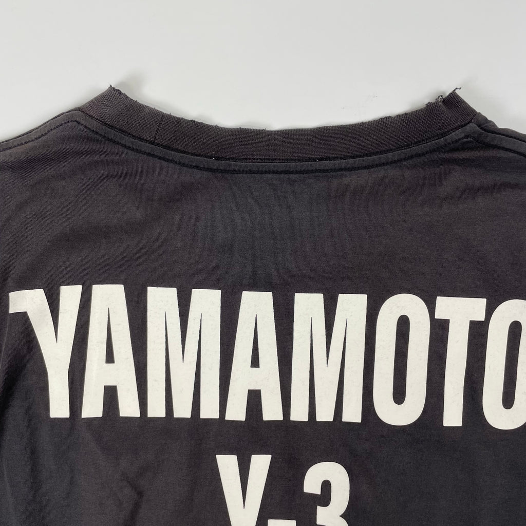 Y-3 / ユニフォームフェードTEE 襤褸 SIZE:M