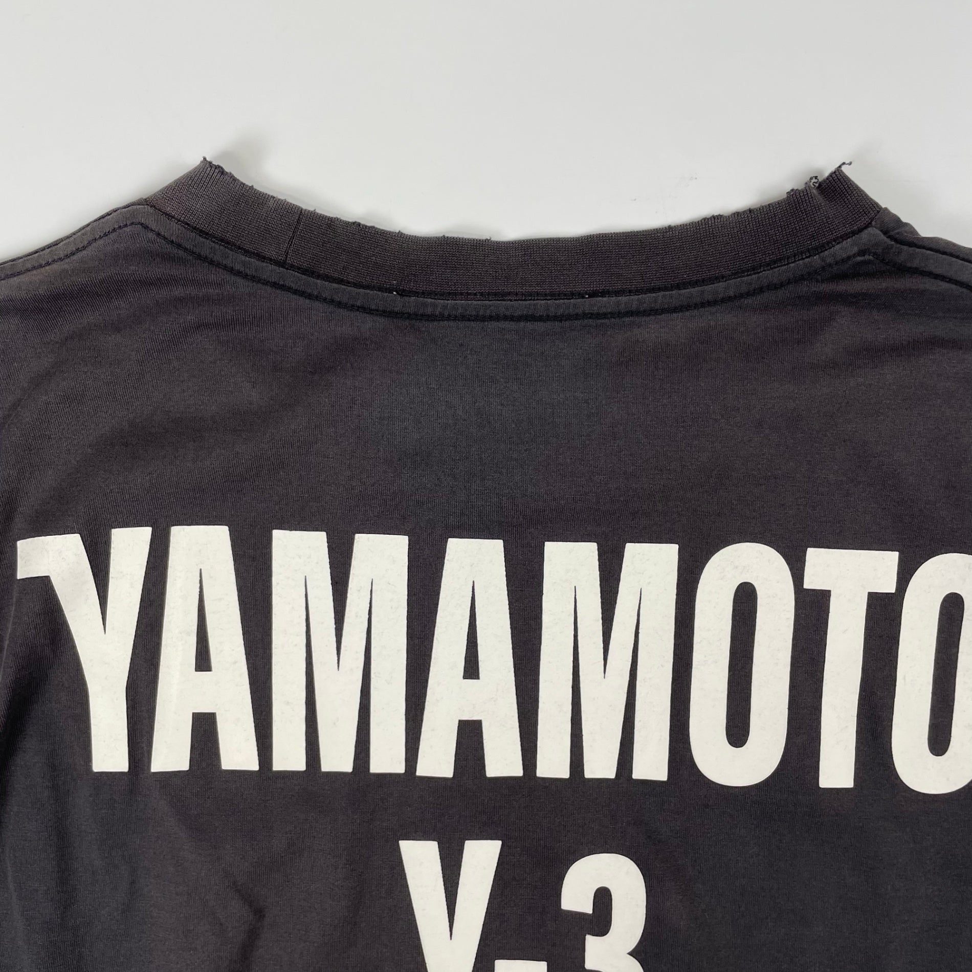 Y-3 / ユニフォームフェードTEE 襤褸 SIZE:M
