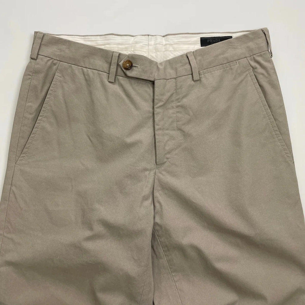 PRADA プラダ / コットンテーパードチノ ドレスチノスラックス 2010年製 SIZE：44
