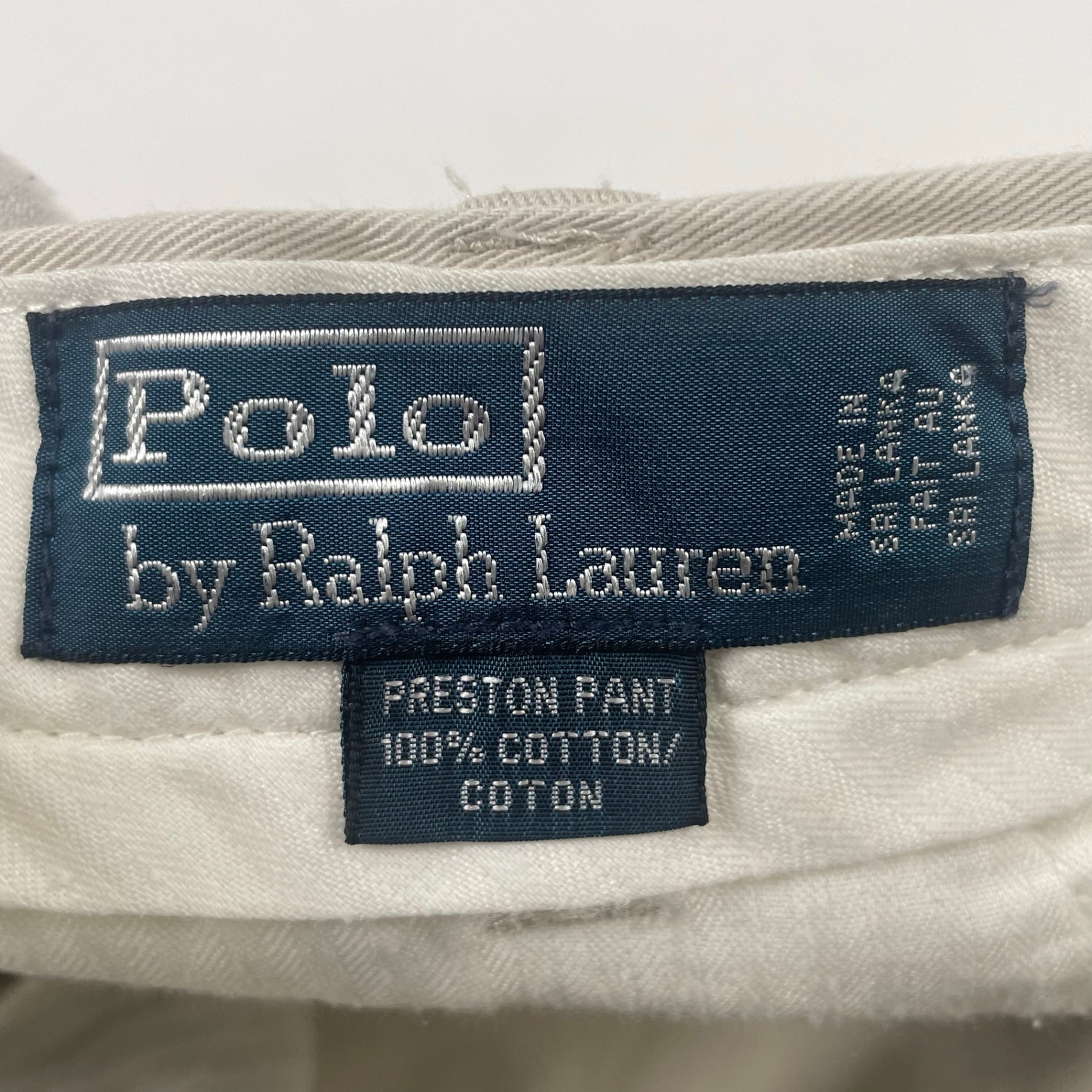 Polo by Ralph Lauren / PRESTONポロチノ 参考定価：26,000程度 SIZE:36/32