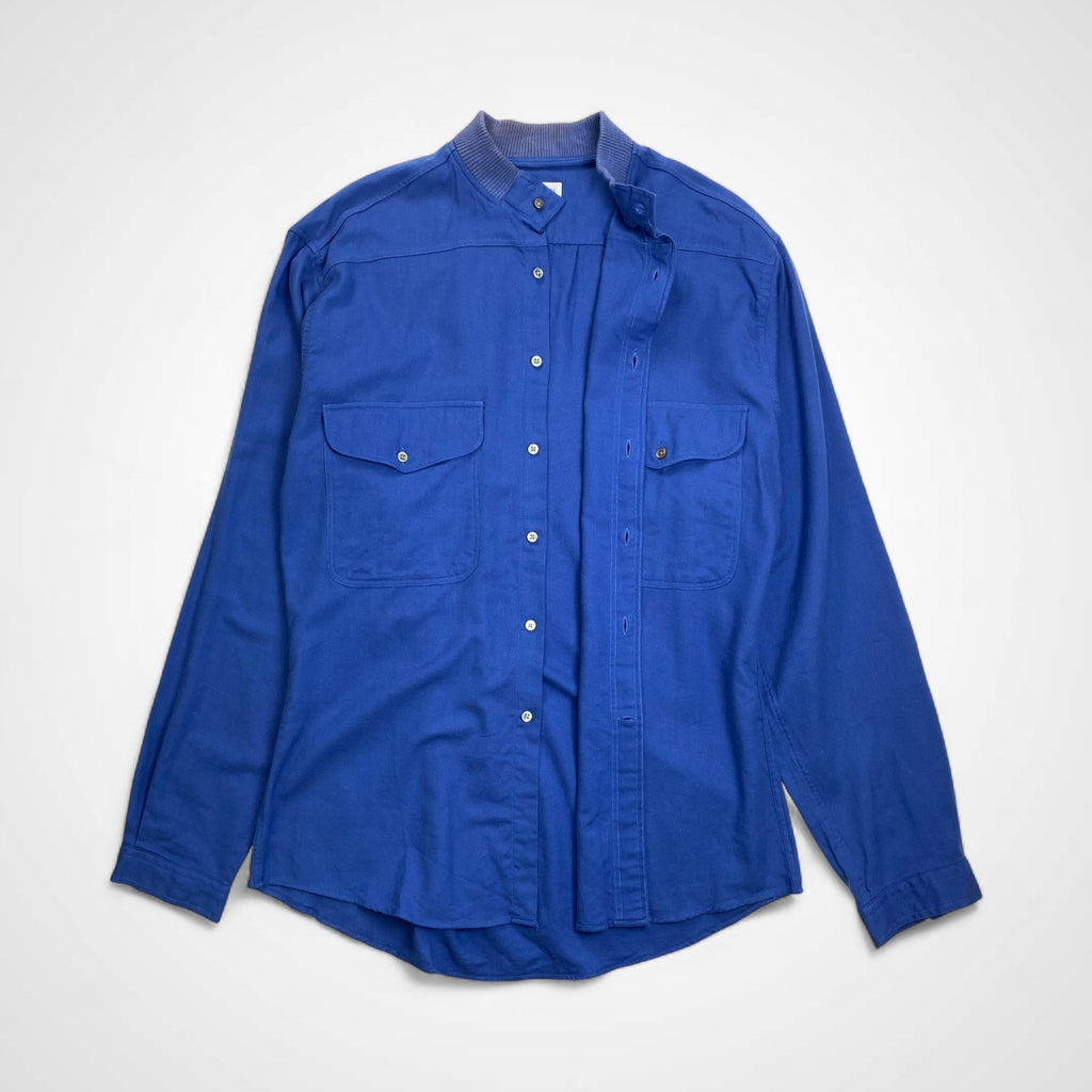 GIORGIO ARMANI ジョルジオ アルマーニ / ヴィンテージ コットンウール ギャバジンシャツ  SIZE:M