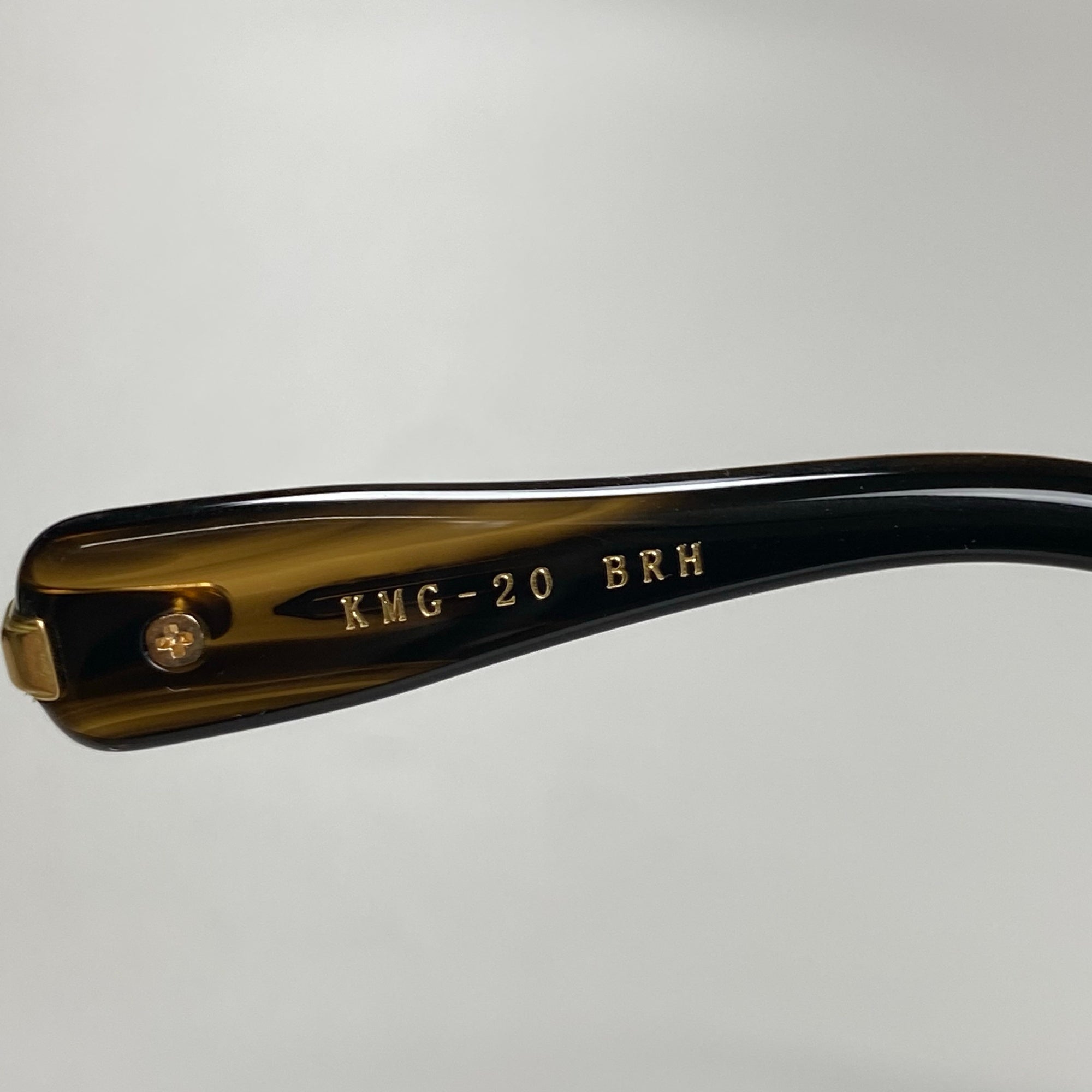 2025年夏発売 金子眼鏡 K18ライン / K18 メタルアイウェア 度なしクリアレンズ KMG-20 参考定価：132,000+tax