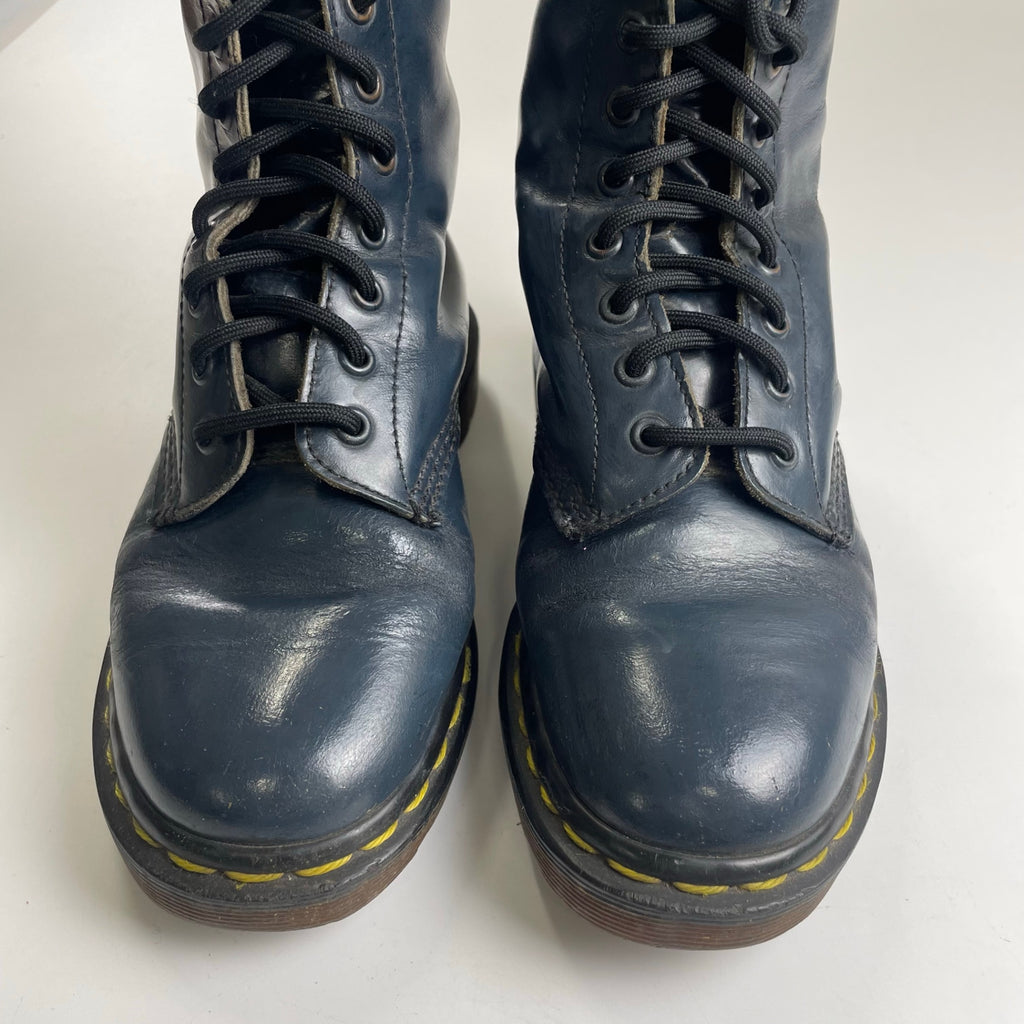 VINTAGE Dr.Martens ヴィンテージ ドクターマーチン / 8-90s 英国製 8ホールブーツ ネイビー SIZE:23cm程度