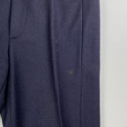 【04AW wave期】 RAF SIMONS ラフシモンズ / エンブロイダリー ミニマル スラックス ネイビー SIZE:46