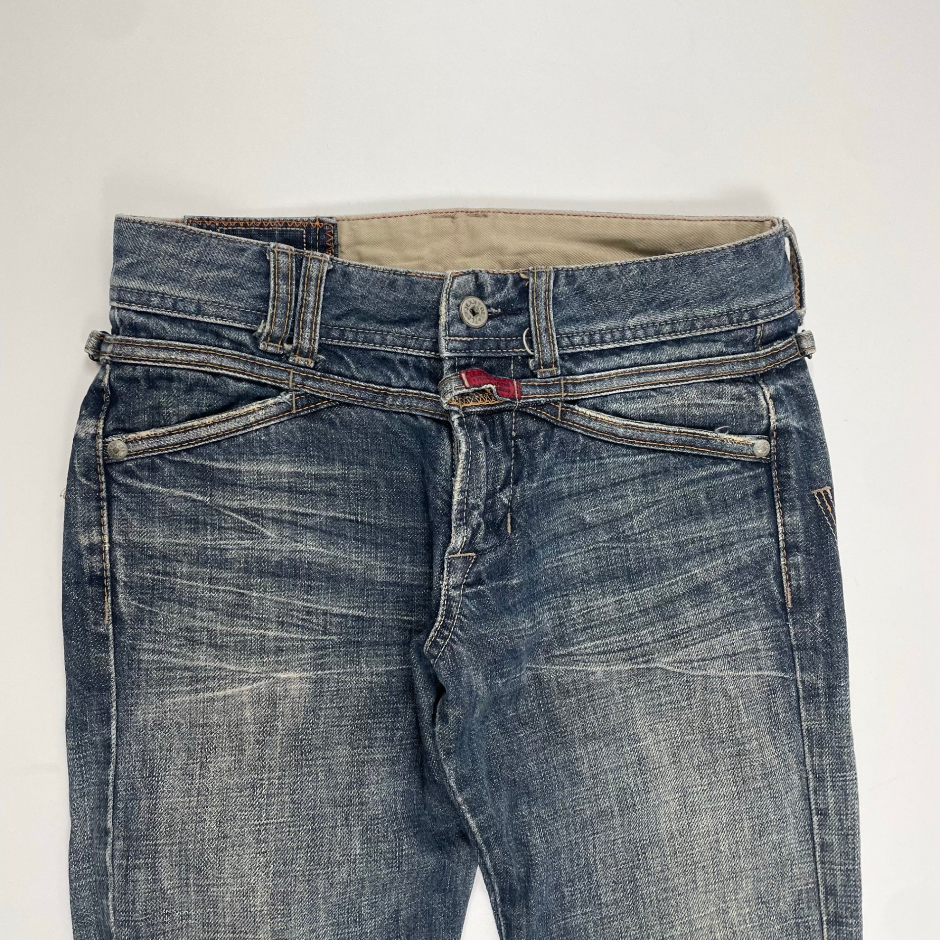 MARITHE FRANCOIS GIRBAUD マリテ フランソワ ジルボー / Y2K ヴィンテージギミックデニムパンツ SIZE:3S