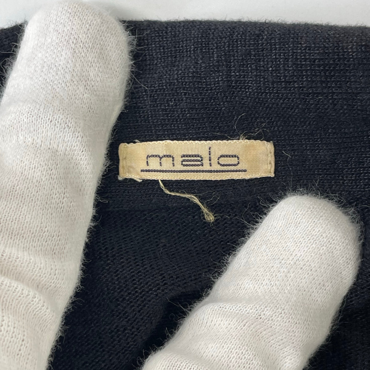 malo / リネンニットシャツ 参考定価：110,000程度 SIZE:48