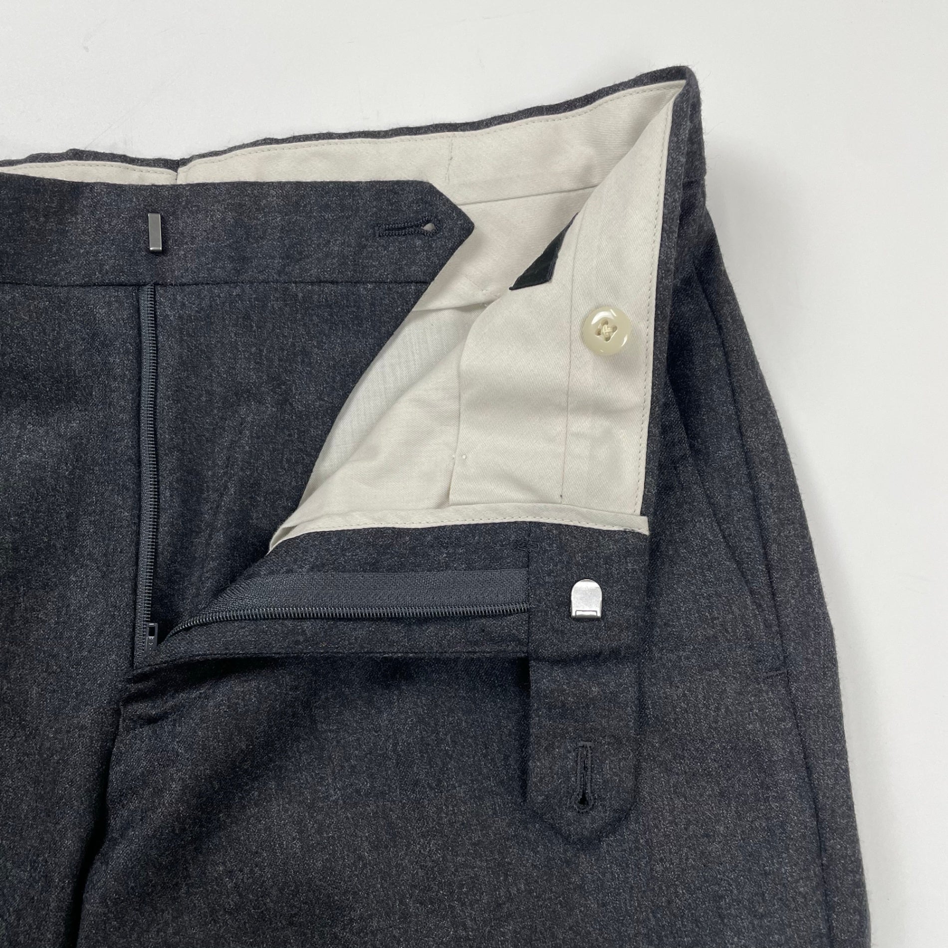 green label relaxing グリーンレーベル リラクシング / CANONICOフラノ2ピース セットアップ グレー 参考定価：45,000+tax SIZE:S程度