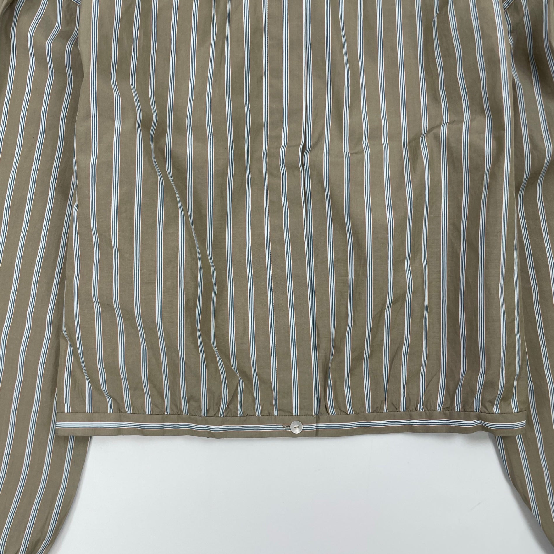 Theory セオリー / カラーレスギャザーストライプシャツ 参考定価：22,000程度 SIZE:P