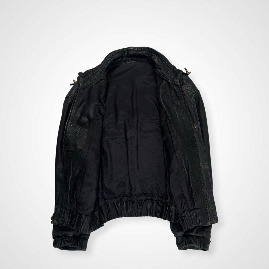 BALLY バリー / ヴィンテージ短丈レザーブルゾン 参考定価：300,000程度 SIZE：46