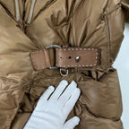 ERMANNO SCERVINO / レザーベルトデザインダウンジャケット 参考定価： SIZE:42