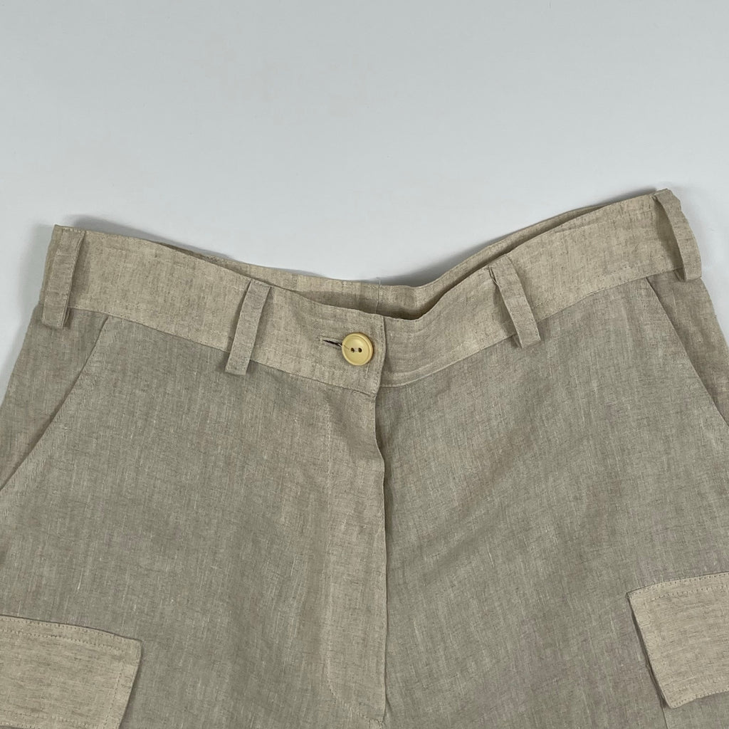 VINTAGE / ユーロヴィンテージ リネンショーツ SIZE：44
