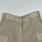 VINTAGE / ユーロヴィンテージ リネンショーツ SIZE：44