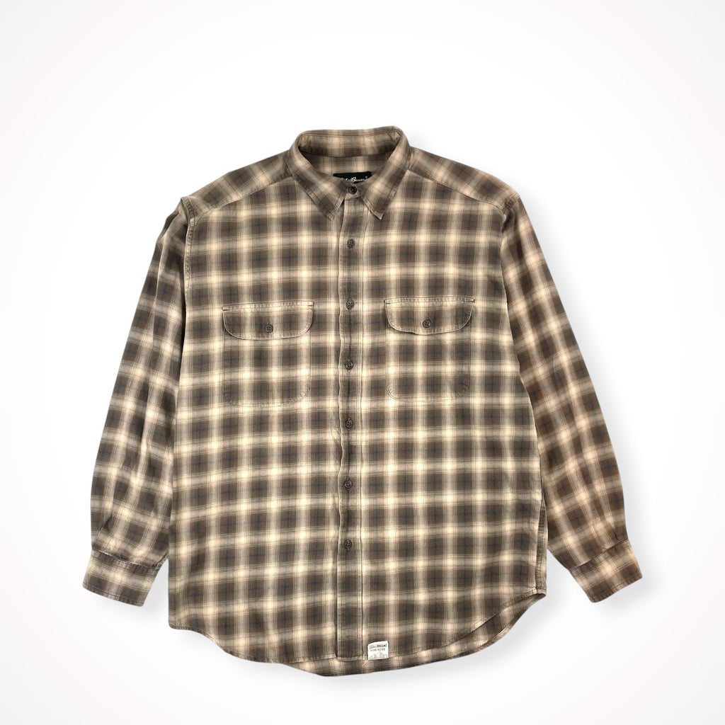 Eddie Bauer / シャドーチェックコットンシャツ SIZE:M