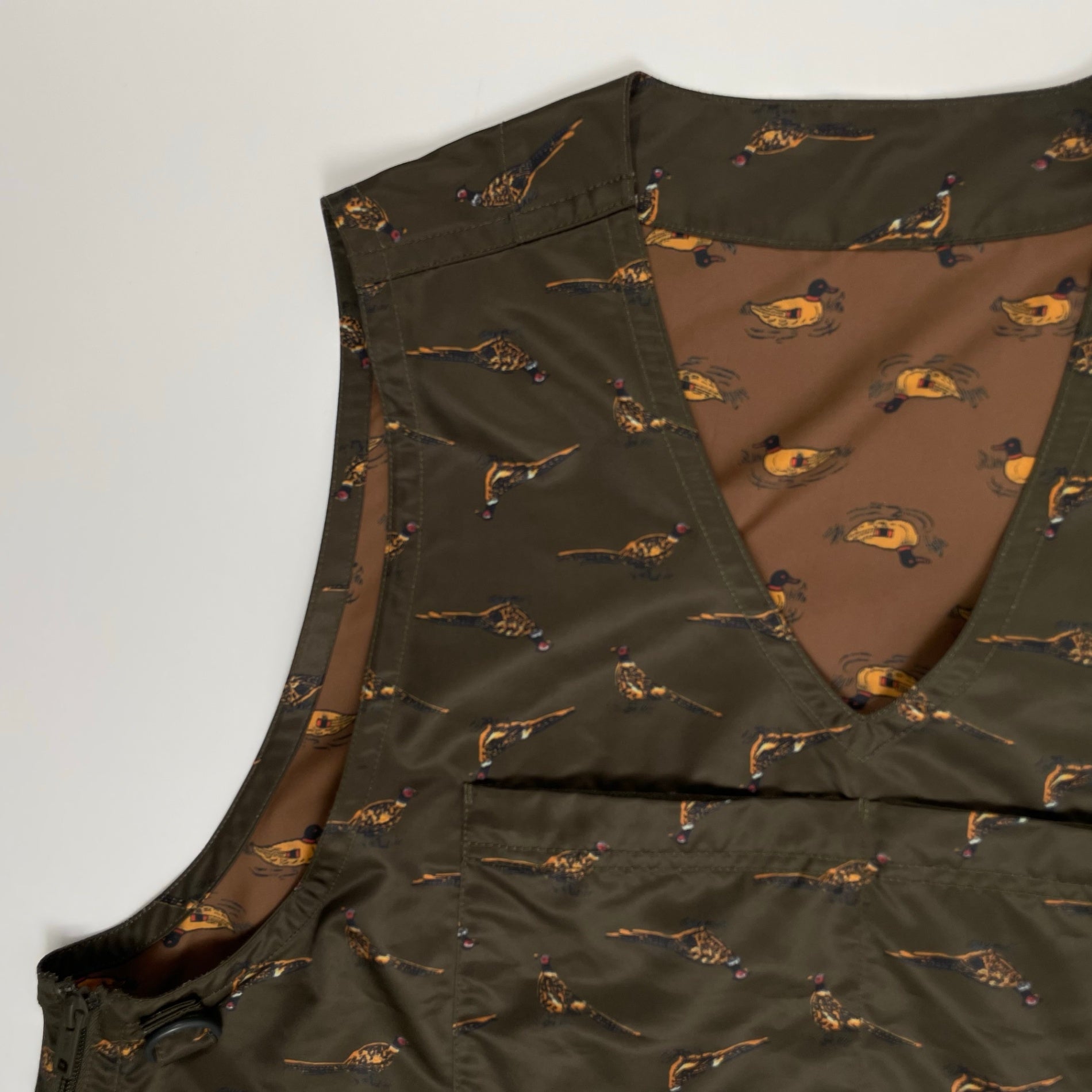 BEAMS PLUS ビームスプラス / Adventure Vest Polyester Animal Print 参考定価：28,000+tax SIZE:M