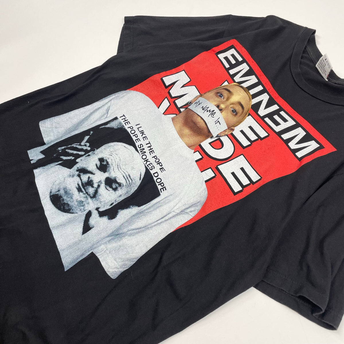 VINTAGE / 90-00s エミネム ローマ法王 My Name Is... TEE SIZE:XL