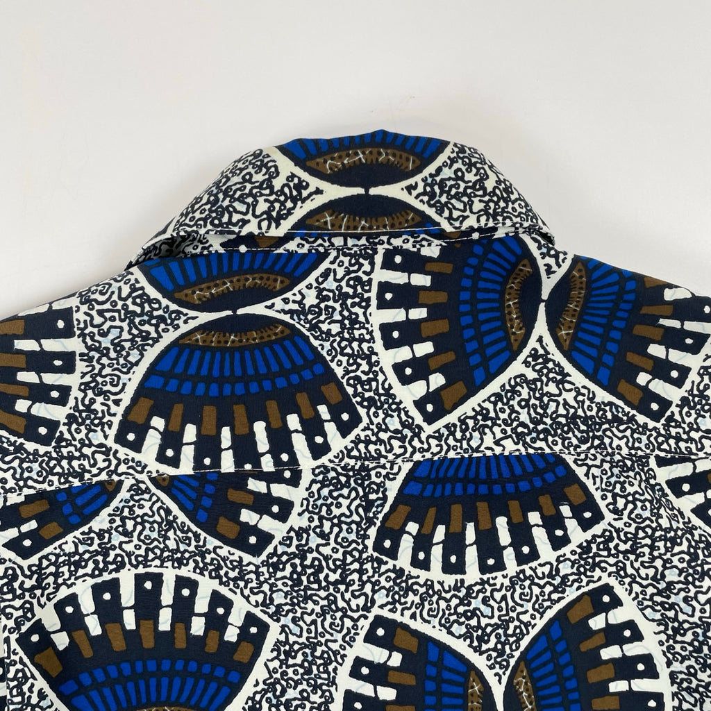monkey time × moyan africa / コラボ AFRICAN SHIRT 参考定価：15,300+tax SIZE:S(L程度)