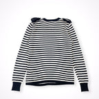 green(HYKE) / エポレットボーダーニット 参考定価：30,000程度 SIZE:1