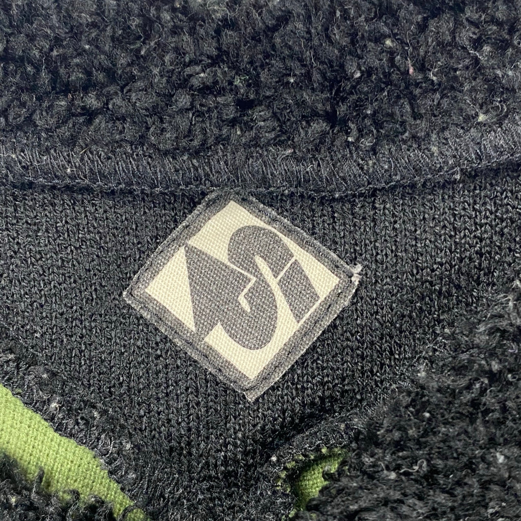 Shantii シャンティ / VINTAGE パイル切替鹿の子TEE オリーブ×ブラック SIZE：L