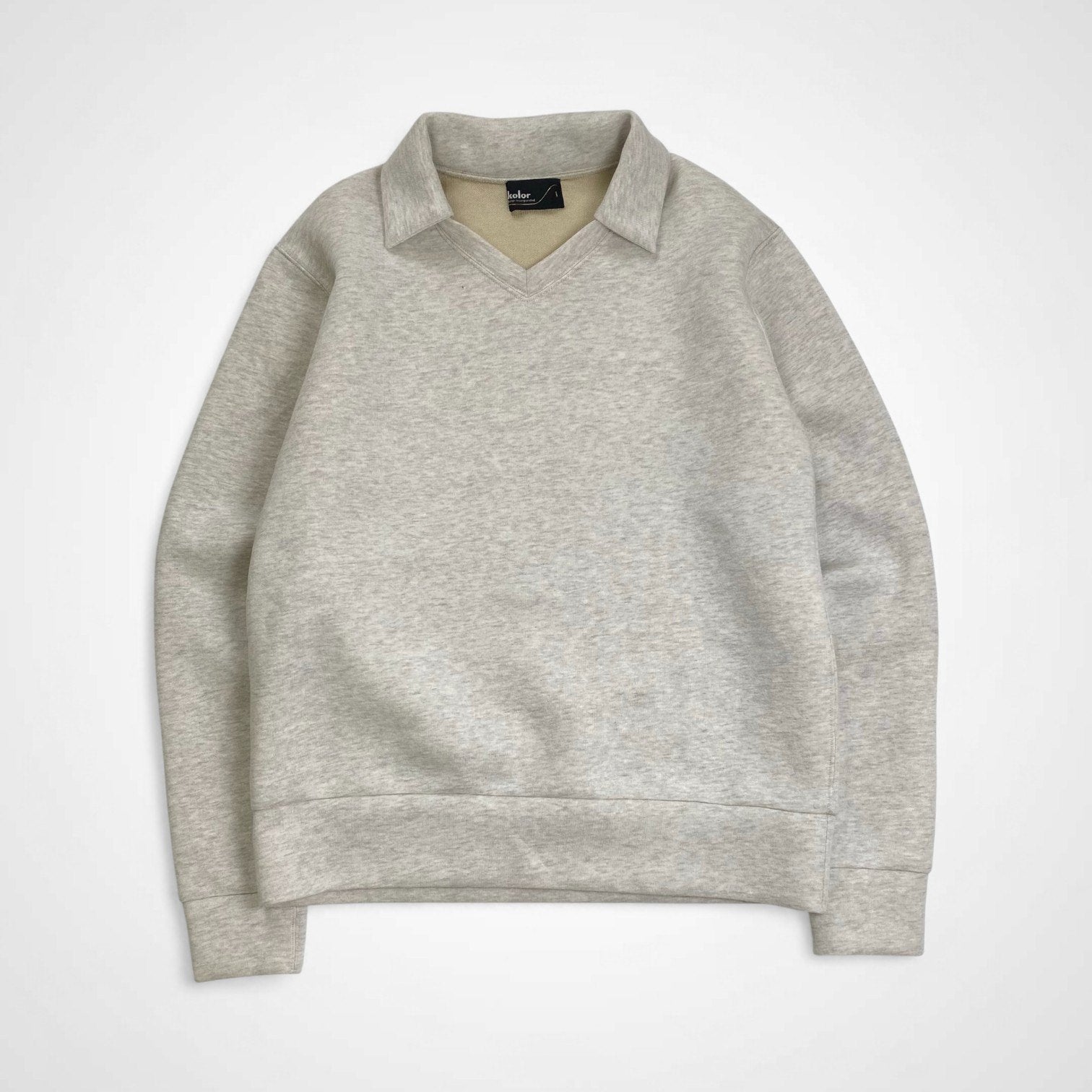 kolor カラー / ダンボールニット ライトスキッパースウェット 参考定価：35,000程度 SIZE:1