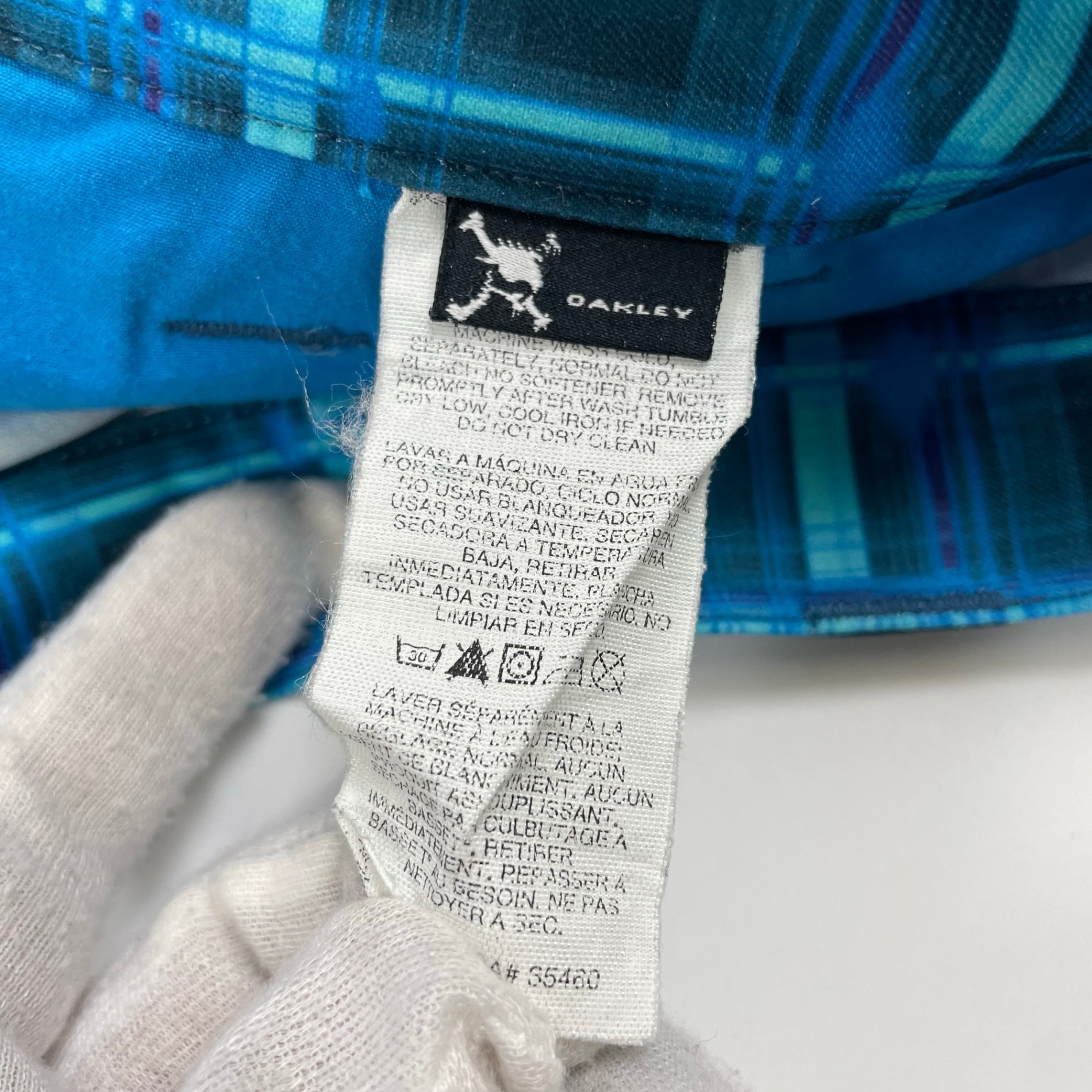 OAKLEY オークリー / サイバーチェックスラックス ブルー SIZE：W31 L31