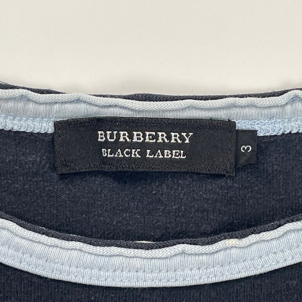 BURBERRY BLACK LABEL バーバリーブラックレーベル / 00s ラグランカットソー シャドーホース Y2K SIZE：3