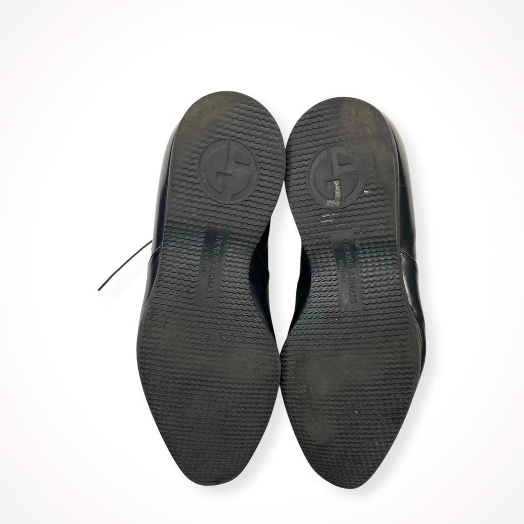 GIORGIO ARMANI ジョルジオ アルマーニ / プレーントゥレザーシューズ 参考定価：160,000程度 SIZE：40 1/2