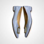 FABIO RUSCONI ファビオルスコーニ / ポインテッドフラットパンプス 箱・布袋付 参考定価：32,000+tax SIZE:38