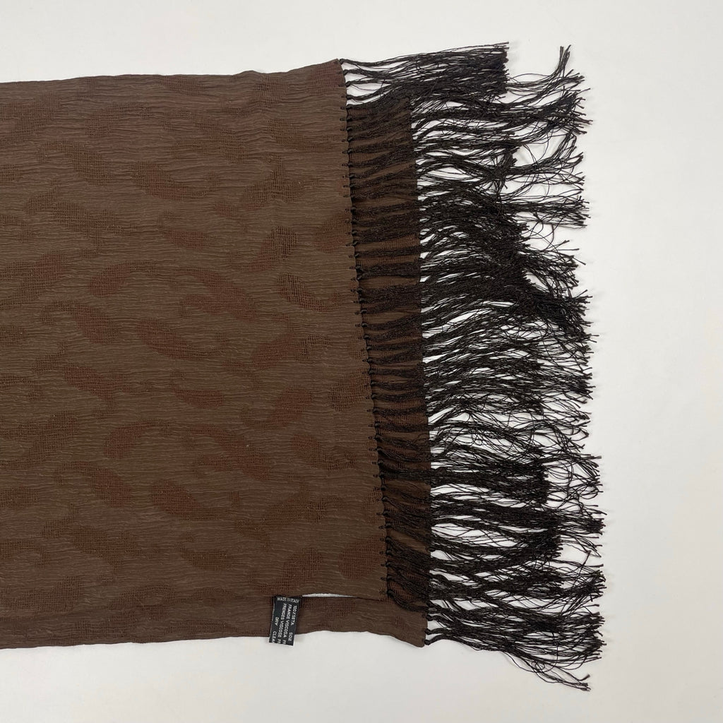 GIORGIO ARMANI / フリンジシルクストール BORGO21製 参考定価：80,000程度