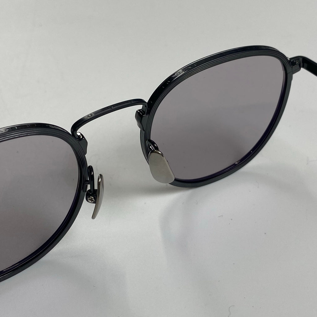 金子眼鏡 / ボストン メタル サングラス 度なしレンズ 参考定価：58,000+tax SIZE：49□21-145