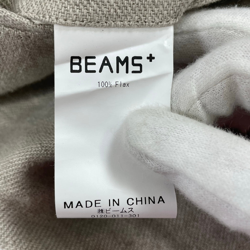 BEAMS PLUS ビームスプラス / 2プリーツリネンパンツ 未使用品 参考定価：16,000+tax SIZE:XS