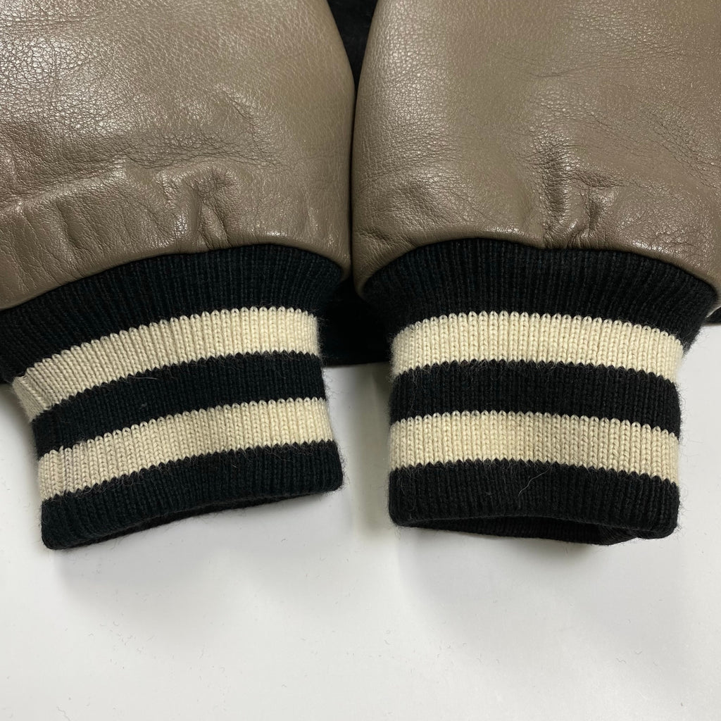 VAN JACKET ヴァン ヂャケット / ヴィンテージスタジャン 背面ロゴ デコレーション SIZE：M