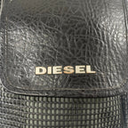 DIESEL / 本革 レザーショルダーバッグ ブラック