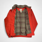 L.L. Bean エルエルビーン / ウォームアップジャケット チェック裏地 マットオレンジ SIZE:XXL