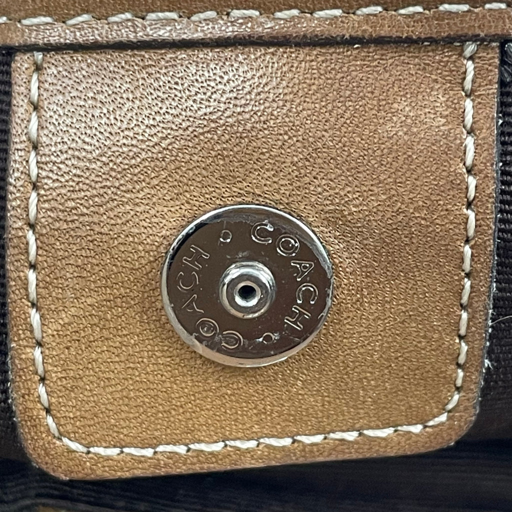 COACH コーチ / ソーホー ミニシグネチャー ワンショルダーバッグ 6808 ブラウン