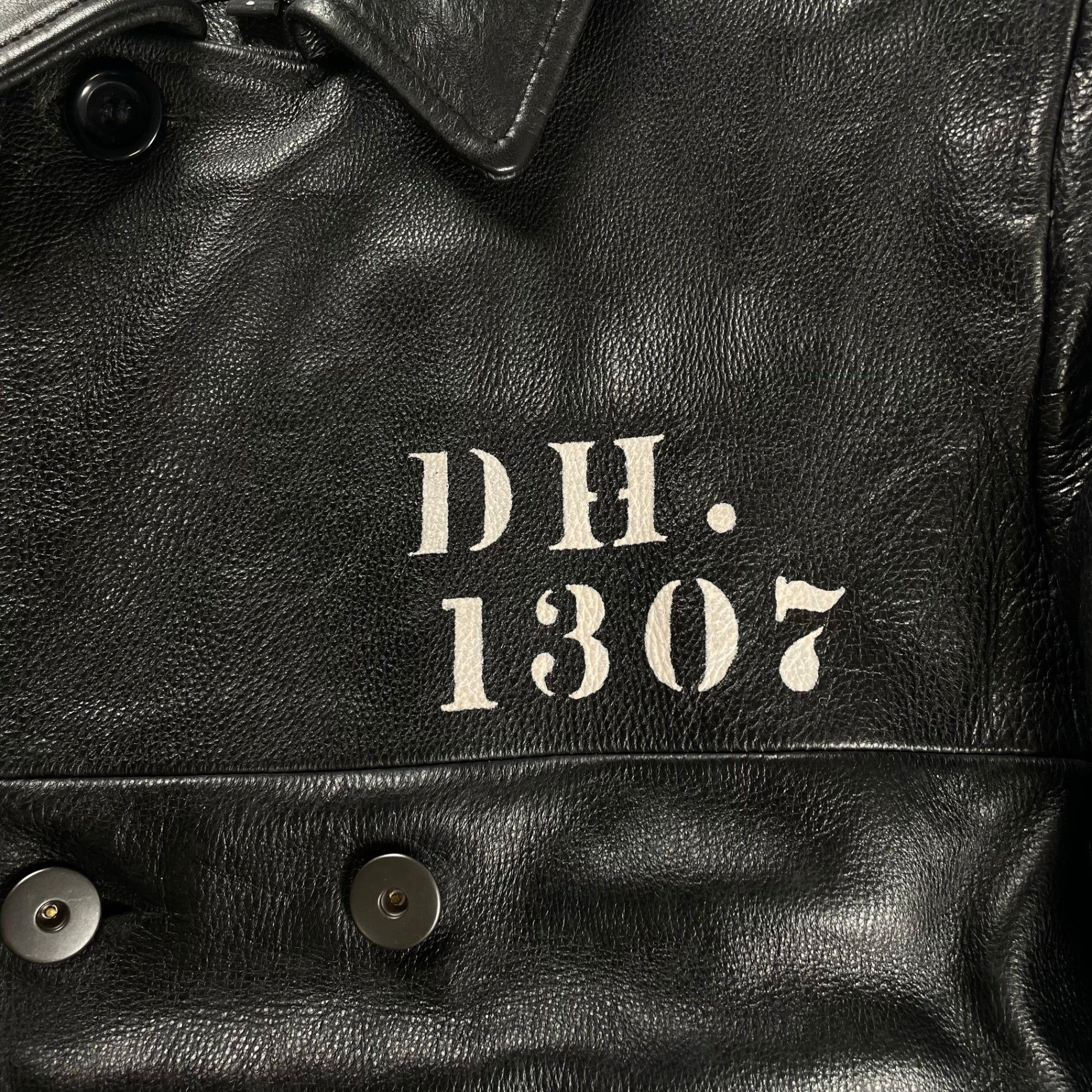 Dress hippy ドレスヒッピー / Leather Pea Coat ダブルブレストレザージャケット 参考定価：65,000程度 SIZE:S