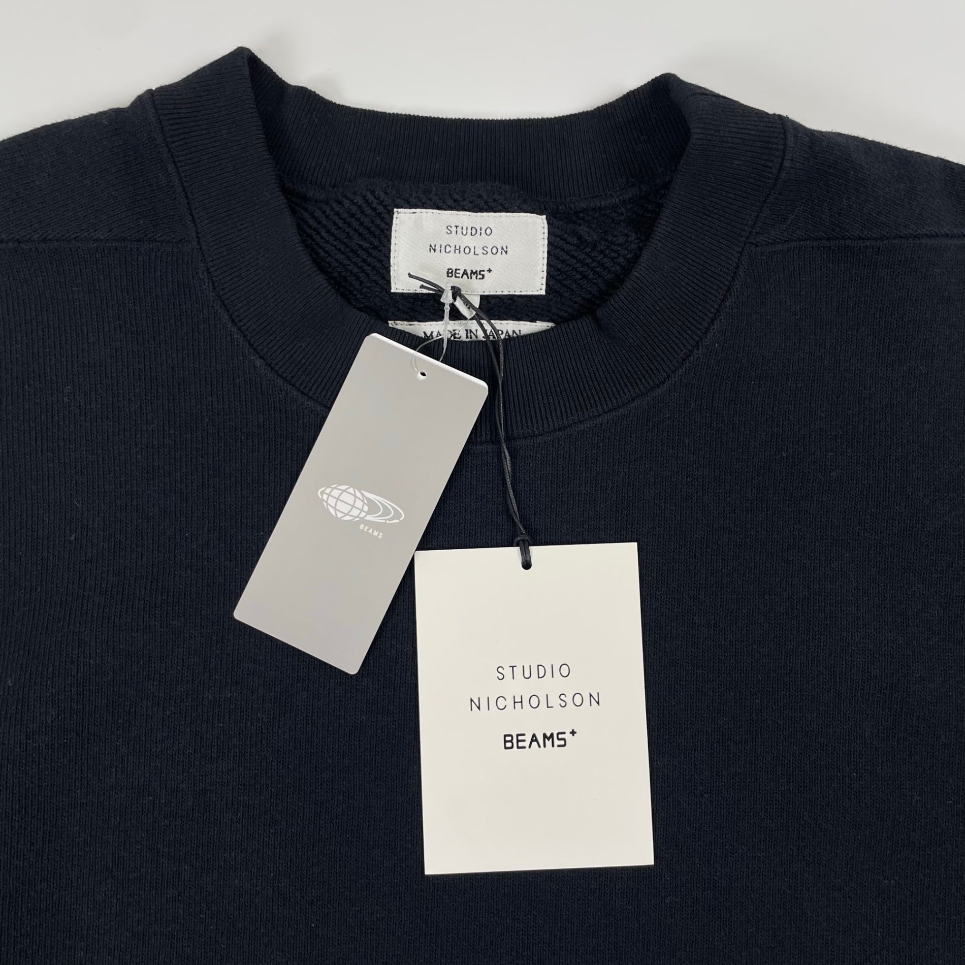 STUDIO NICHOLSON × BEAMS PLUS スタジオニコルソン ビームスプラス / GOLIGHTLY JERSEY SWEAT タグ付 参考定価：33,000+tax SIZE:M