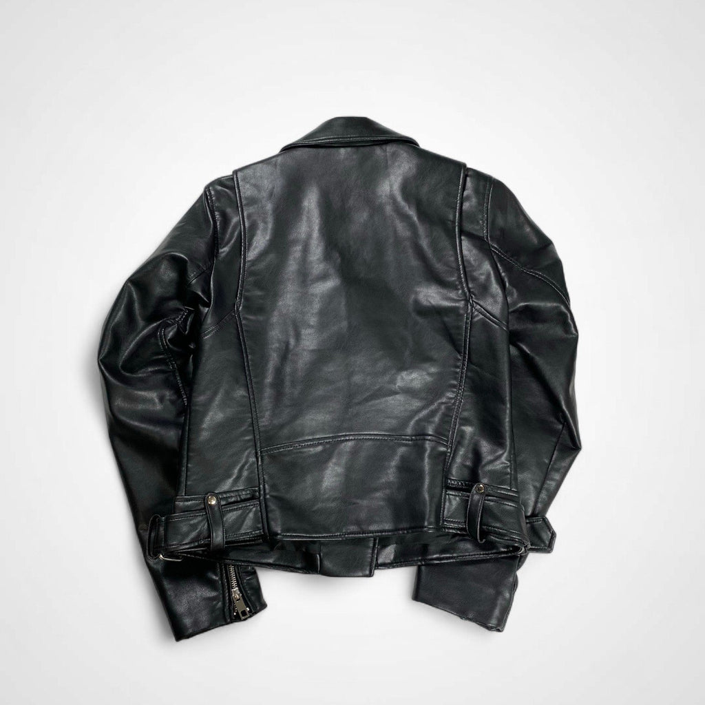 ZARA ザラ / エコレザー ライダースジャケット ブラック SIZE:M