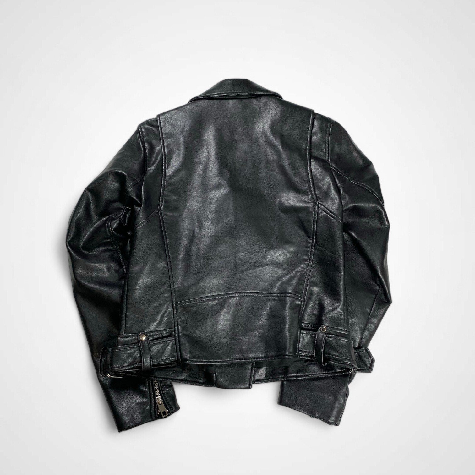 ZARA ザラ / エコレザー ライダースジャケット ブラック SIZE:M