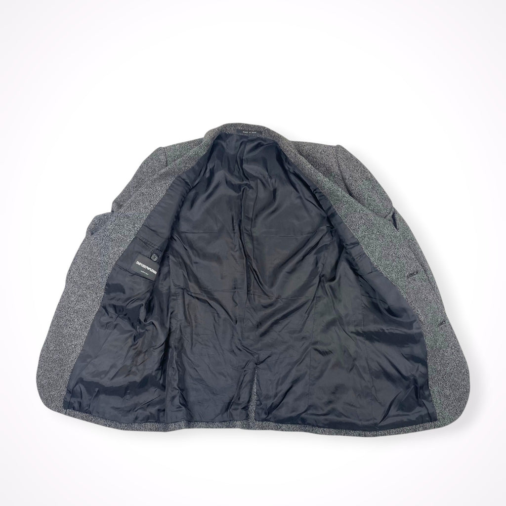 EMPORIO ARMANI / ジャガード織テーラードジャケット 参考定価：80,000程度 SIZE:48