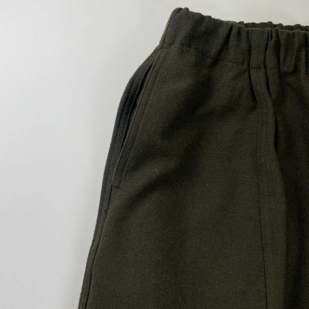 Curensology カレンソロジー / コットンウールドロストパンツ カーキ 参考定価：26,000+tax SIZE:FREE