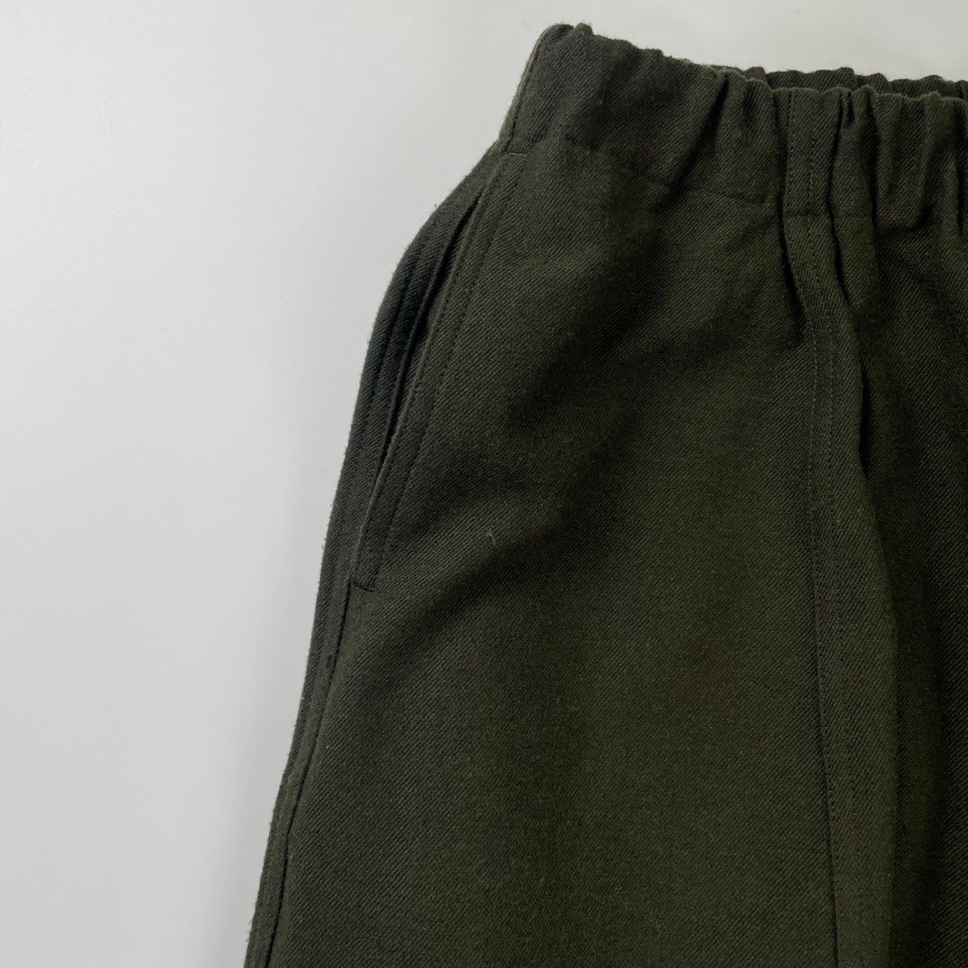 Curensology カレンソロジー / コットンウールドロストパンツ カーキ 参考定価：26,000+tax SIZE:FREE