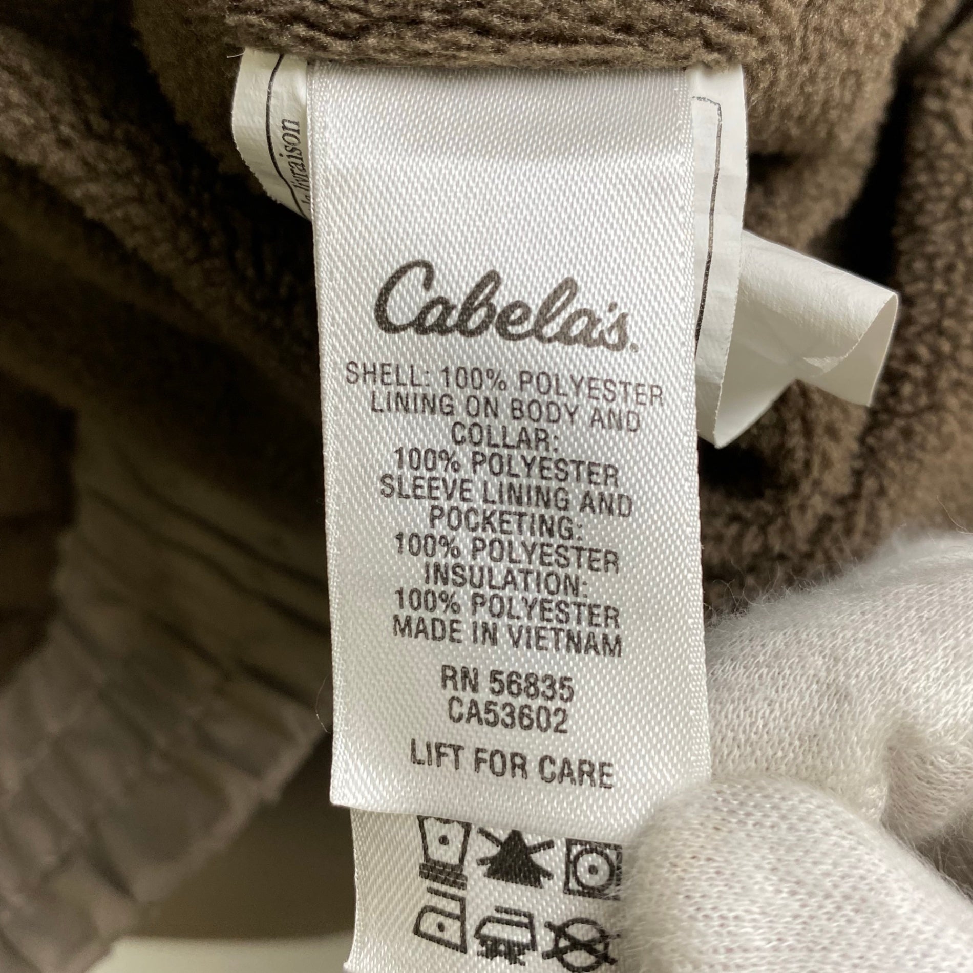 Cabela's カベラス / 古着 アウトドア ジップアップジャケット ベージュ SIZE：M