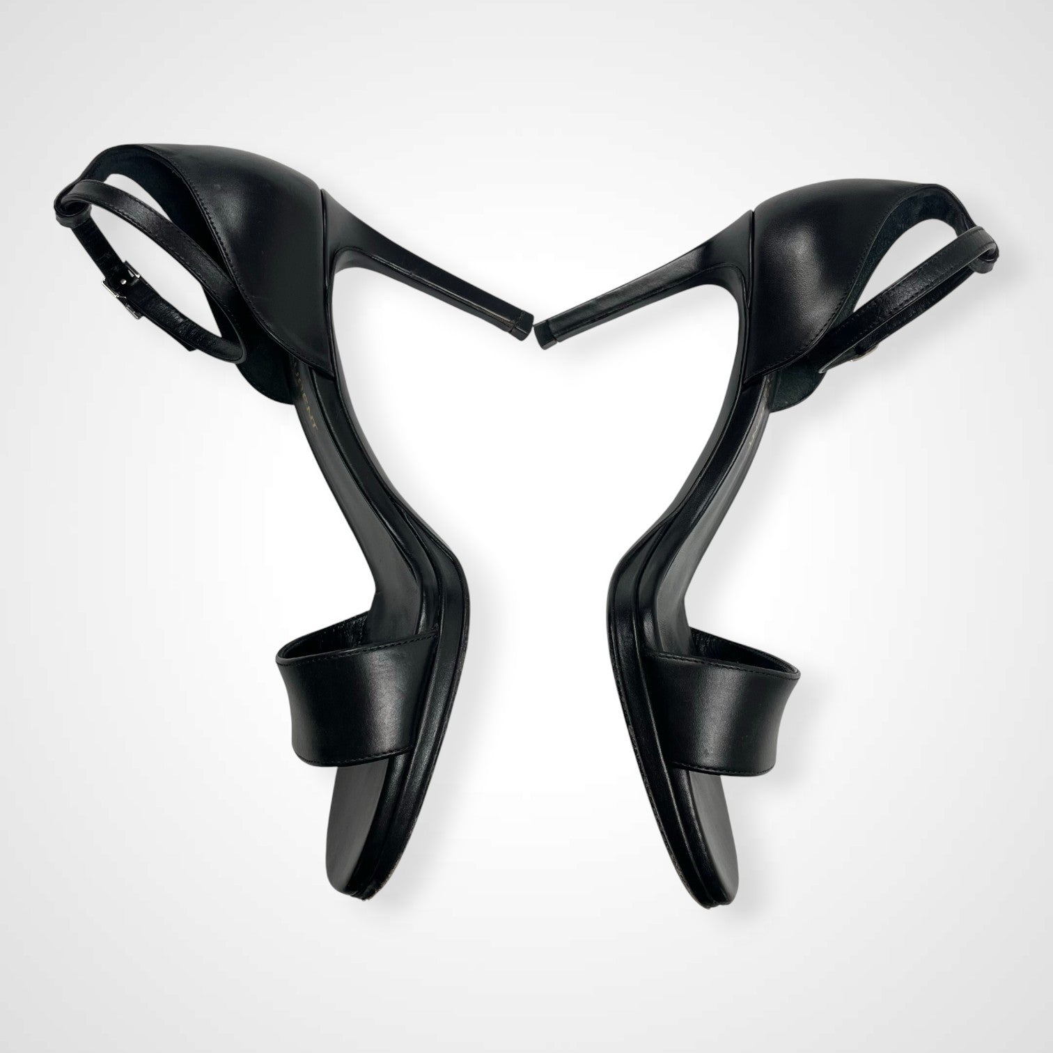 SAINT LAURENT PARIS サンローランパリ / レザーハイヒール ピンヒール 377305 ブラック SIZE:36