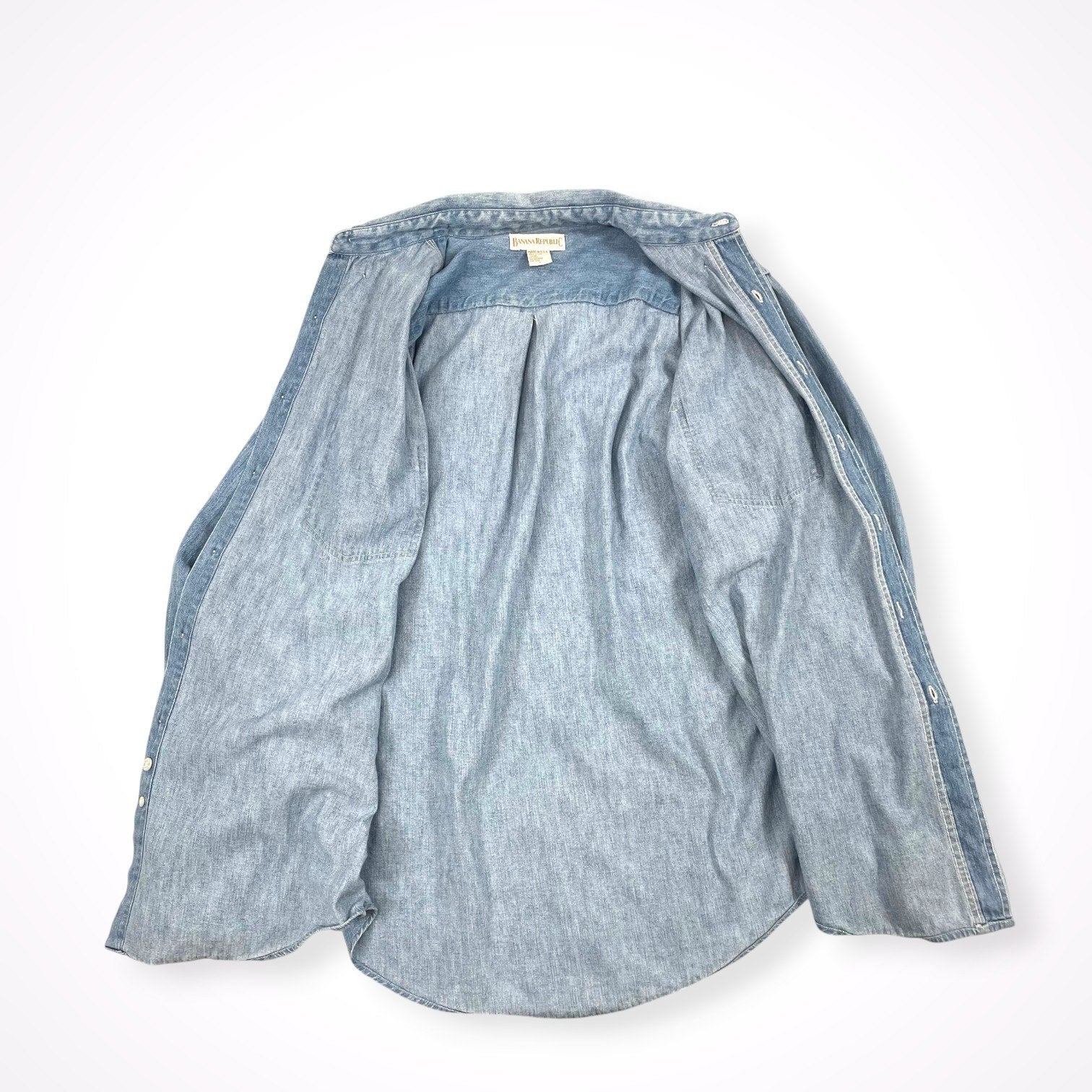BANANA REPUBLIC / USA製 8-90sB.D デニムシャツ SIZE:L
