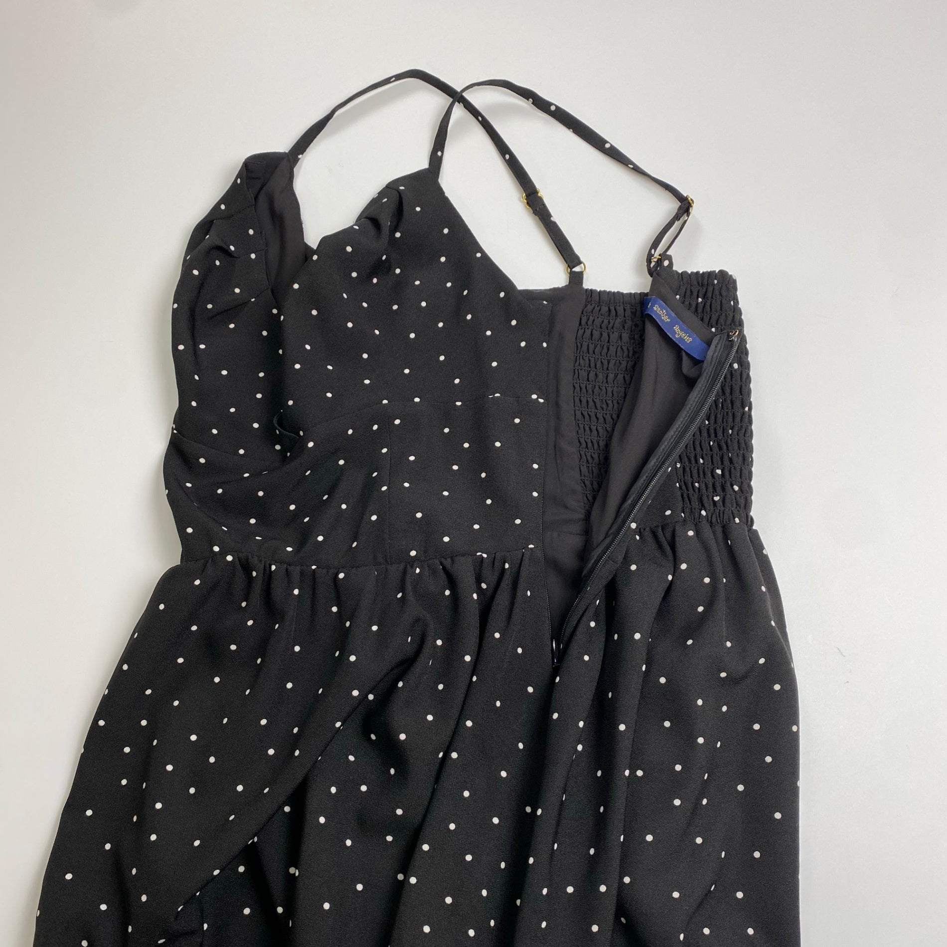 an another angelus アン アナザー アンジェラス / ジャケット付きドットキャミワンピース 未使用 参考定価：15,800+tax SIZE:FREE