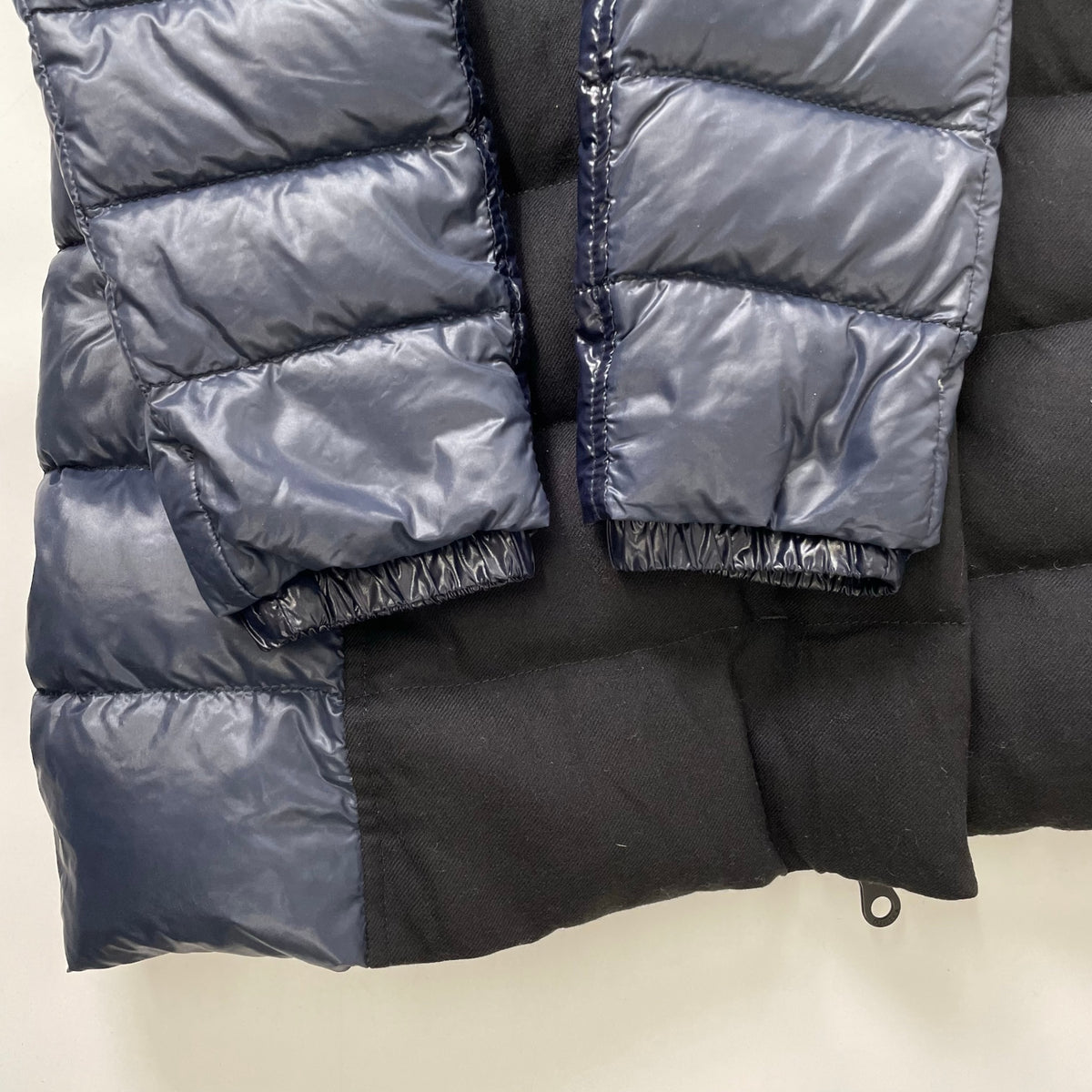 DUVETICA / ウールカシミヤMIX切替ダウンコート 参考定価：120,000程度 SIZE:44