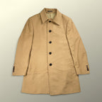 Ermenegildo Zegna社 GINZA YAMAGATAYA仕立て / 最高級ピュアカシミア100％ カシミアコート 水牛ボタン 銀座 老舗テーラー  SIZE：L程度
