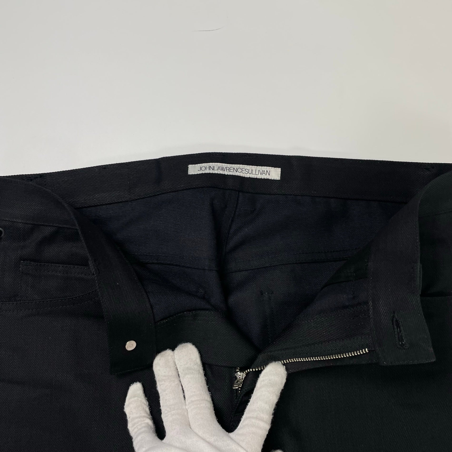 JOHN LAWRENCE SULLIVAN / Rigid denim lace-up pants 参考定価：50,000程度 SIZE:48