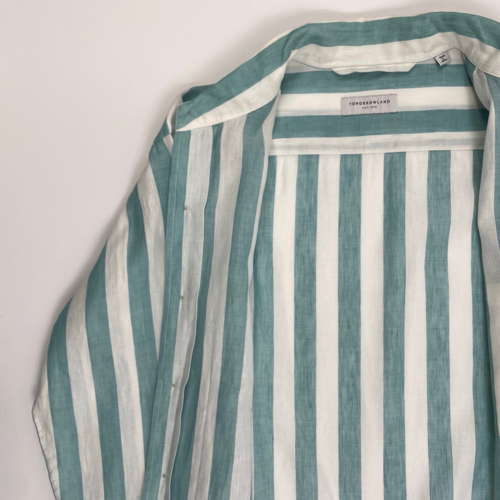 TOMORROWLAND トゥモローランド / コットンリネンシャツ  参考定価：15,000+tax SIZE:XS