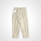 BEAMS PLUS ビームスプラス / 2プリーツリネンパンツ 未使用品 参考定価：16,000+tax SIZE:XS